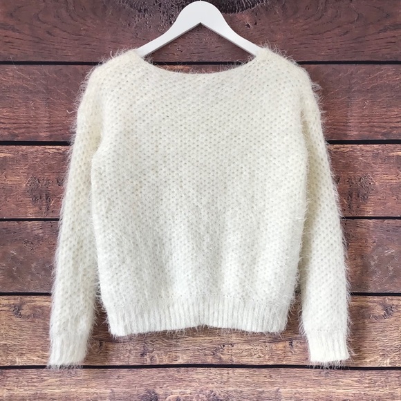 Willow & Clay Cream Eyelash Knit Sweater - Picture 6 of 9